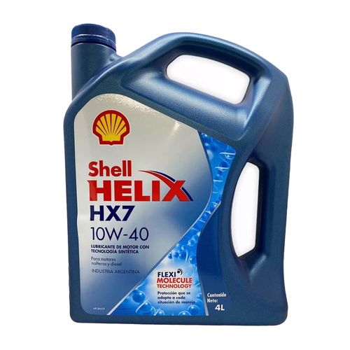 Aceite Semi Sintetico Shell Helix Hx7 10w40 - 4 Litros