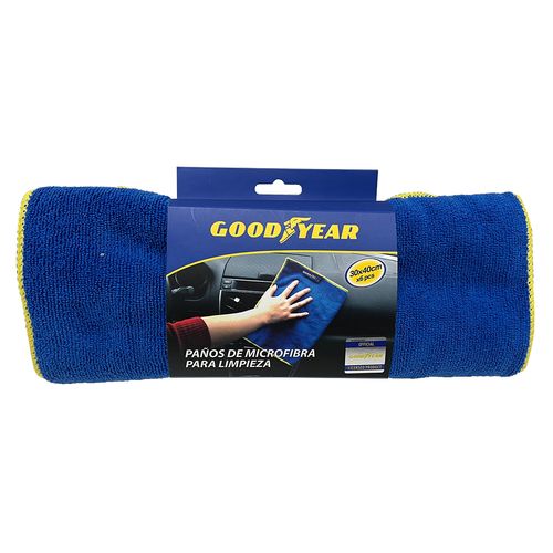 Kit 6pcs Paños Microfibra Goodyear 30x40cm