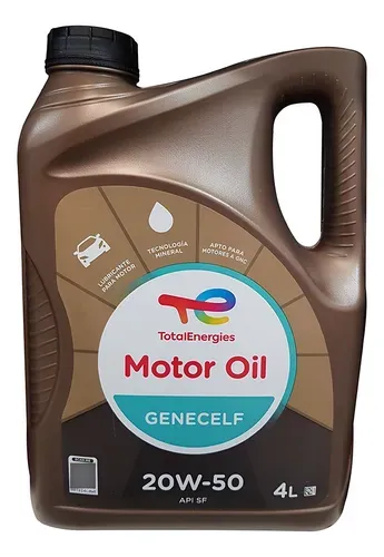 Aceite Para Motor Elf Genecelf Mineral 20w50 4l