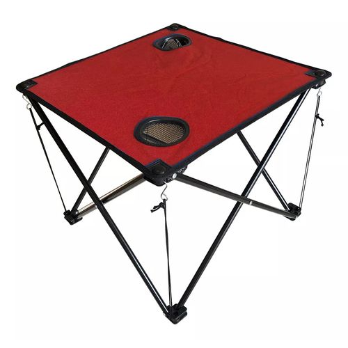 Mesa De Tela Plegable Roja