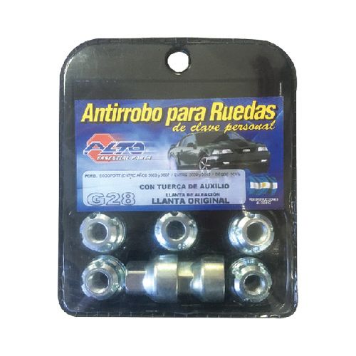 Tuerca Antirrobo C/auxilio Ecosport (c11)