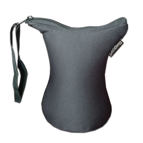 Yerbera Neoprene Negra Lisa Color Negro