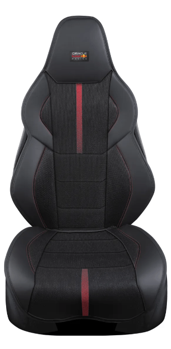 Sobre Asiento Y Respaldo Red Bull Oficial Tela Y Cuero Eco