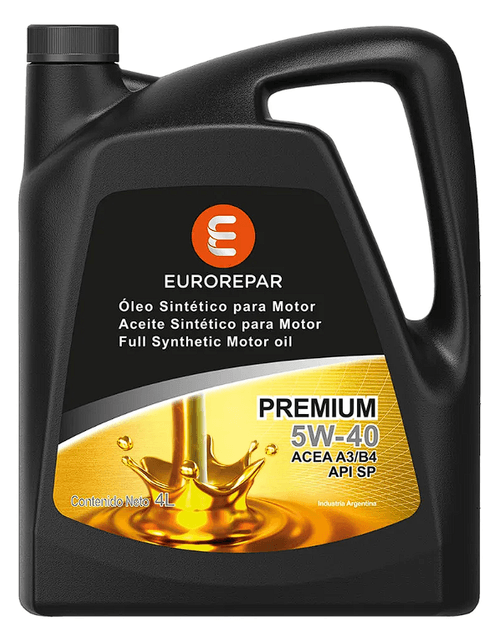 Aceite Para Motor Sintetico Eurorepar Premium Sp 5w40 4l