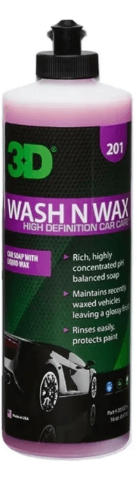 3d Wash N Wax Shampoo Ph Neutro 500cc
