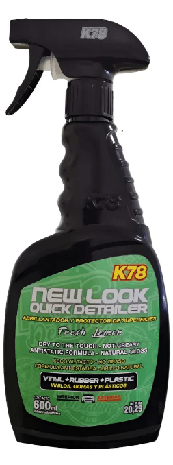 Abrillantador New Look K78 Interior Y Exterior 600ml Negro
