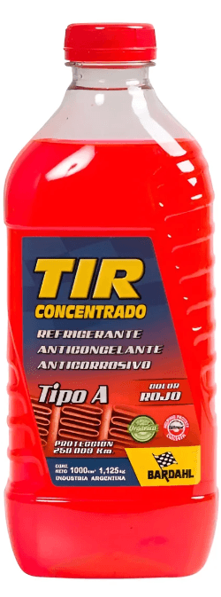 Bardahl Refrigerante Anticongelante Rojo para Auto