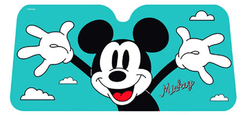 Parasol Metalizado para Auto Mickey 130 x 60 cm