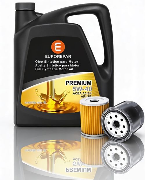 Cambio de Aceite Eurorepar Premium Sp 5w40 4L + Filtro de Aceite + Servicio de Colocación