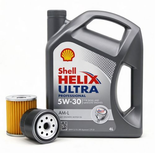 Cambio de Aceite Sintetico Shell Helix Ultra 5w30 (sp A3/b4) x 4l + Filtro de Aceite + Servicio de Colocación