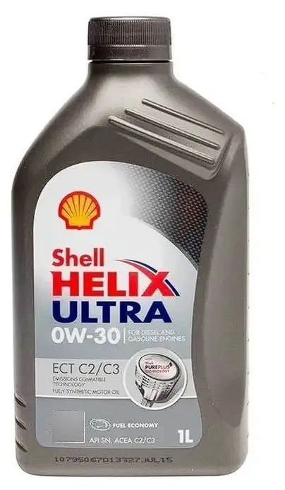 Aceite Shell Ultra ECT 0W30 Sintético 1 Lts