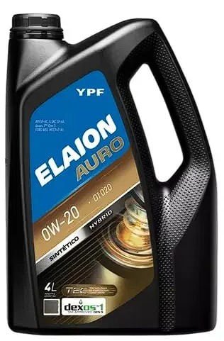 Aceite Ypf Elaion Auro 0w20 D1 020 Synthetic Hybrid Dexos 1 Gen 3