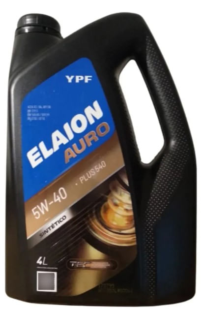 Aceite YPF Elaion Auro Plus 540 5W40 Sintético 4 Lts
