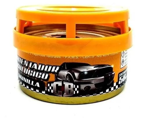 Aromatizador para auto Perfume Gel Naranja 50 Grs