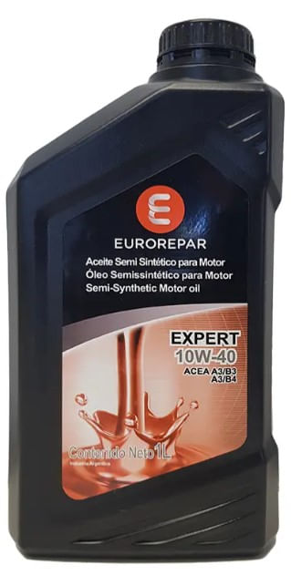 Aceite Para Motor Semi Sintetico Eurorepar Expert 10w40 1l