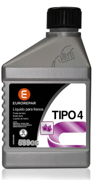 Liquido De Freno Eurorepar Dot 4 0,5 Lt