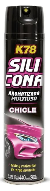 Silicona Aerosol K78 Perfumada Multiuso Chicle