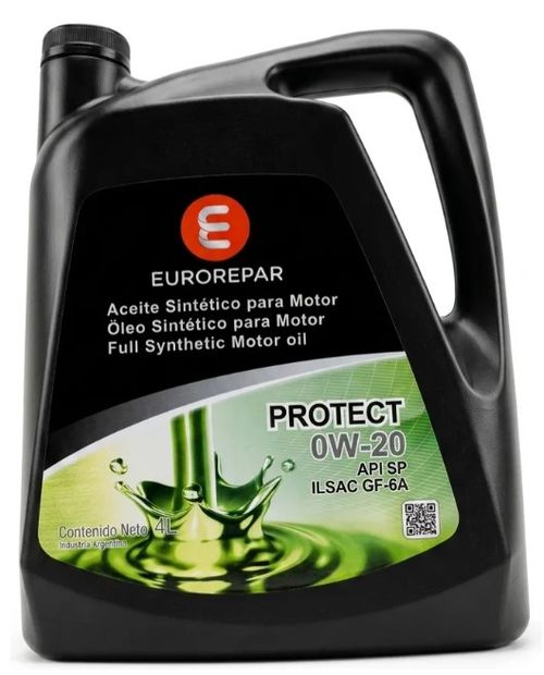 Aceite Eurorepar Protect 0W20 Sintético 1 Lts