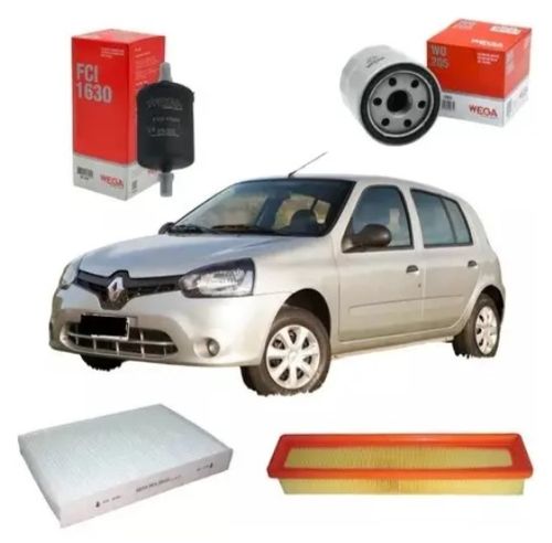 Kit 4 Filtros Renault Clio Mio Wega