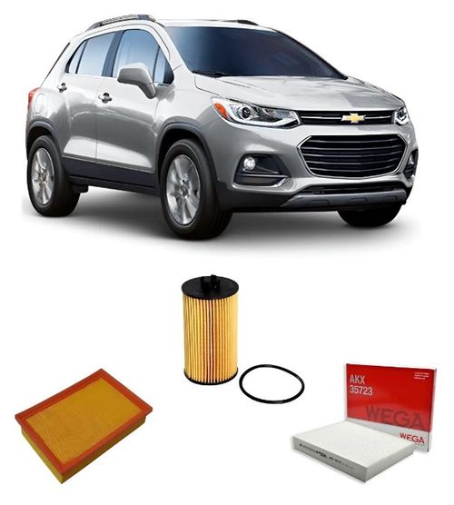 Kit 3 Filtros Chevrolet Tracker Wega