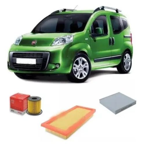 Kit 3 Filtros Fiat Qubo Wega