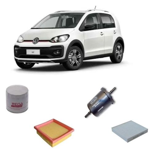 Kit 4 Filtros Volkswagen Up! Wega