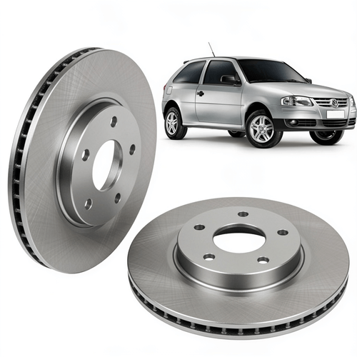 Kit Discos De Freno Eurorepar - Volkswagen Gol