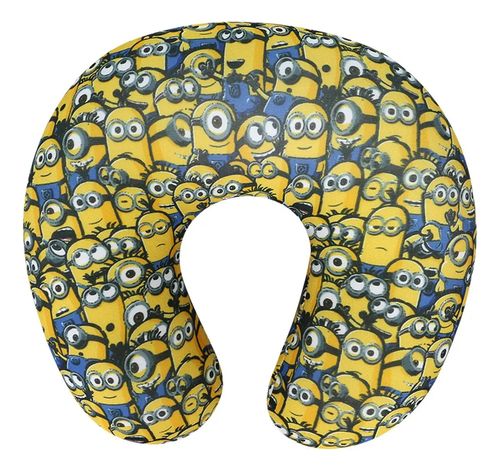 Almohadón De Cuello Adulto Minions Color Amarillo