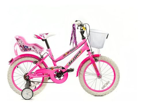 Bicicleta Halley Rodado 16 Lujo Con Porta muñeca