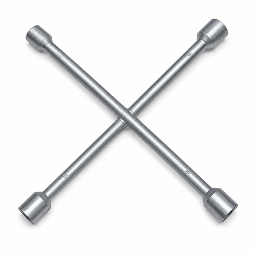 Llave Cruz zincada IAEL 4 Bocas 17, 19, 21, 23mm Reforzada