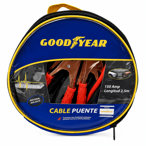 Juego de cables puente Goodyear 2,5mts 150 Amp