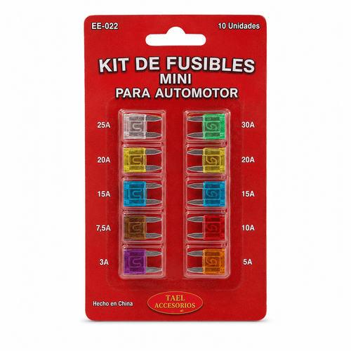 Kit mini fusibles IAEL planos x10 unidades surtidos