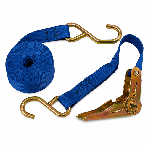 Cinta de amarre tipo crique 1pulg x 5 mts. reforzada 1000lbs