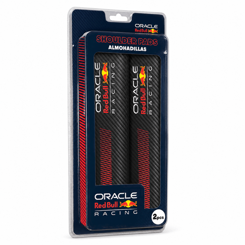 Juego cubre cinturón Red Bull Racing simil carbono