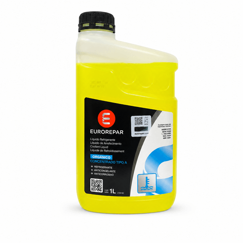 Liquido Refrigerante Orgánico Eurorepar Concentrado 1L Amarillo