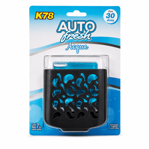 K78 Aromatizante ambiental Auto Fresh con canasta 7 grs Acqua