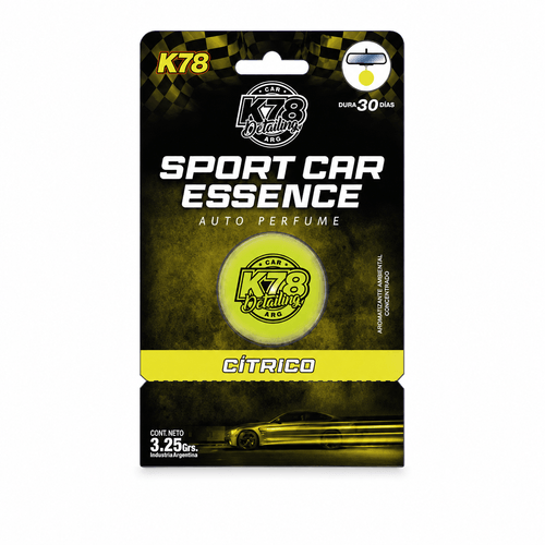 K78 Aromatizante de ambientes en gel Colgante 3.25 grs Cítrico