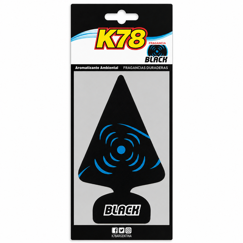 K78 Aromatizante ambiental Pinito 6 grs Black