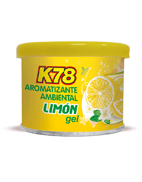K78 Aromatizante ambiental en gel Lata 80 grs Limon