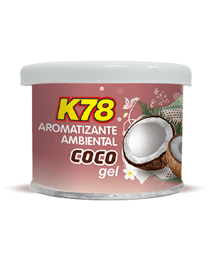 K78 Aromatizante ambiental en gel Lata 80 grs Durazno