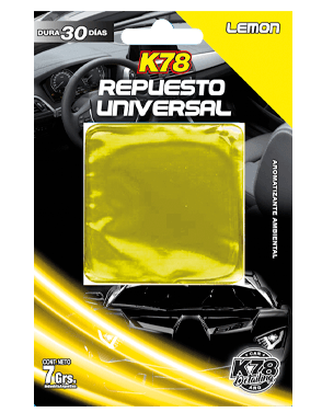 K78 Aromatizante ambiental Repuesto Universal 7 grs Citrico