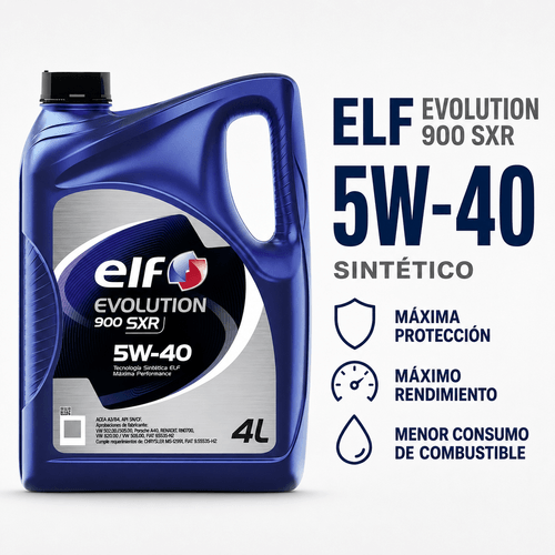 Aceite ELF Evolution 900 SXR 5W40 Sintético 4 Lts