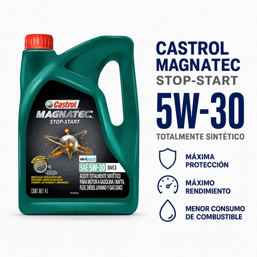 Aceite Castrol Magnatec Stop-start 5W30 Sintético 4 Lts