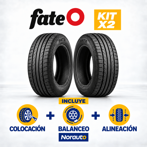 Kit de 2 Fate 175/65 R14 Prestiva 82T con Alineacion y Balanceo