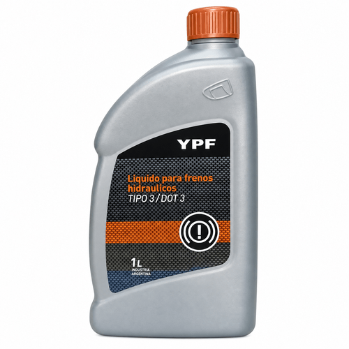 Líquido para Frenos hidráulicos YPF DOT 3 1 Lts