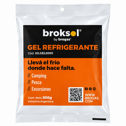 Gel refrigerante en sachet Broksol 300 Grs