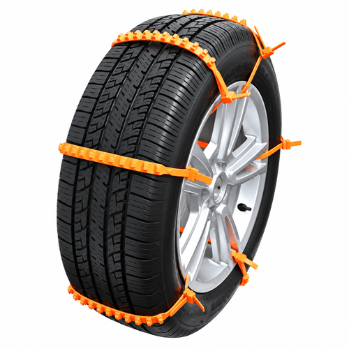 Kit precintos de tracción emergencia para nieve y barro, 10 piezas