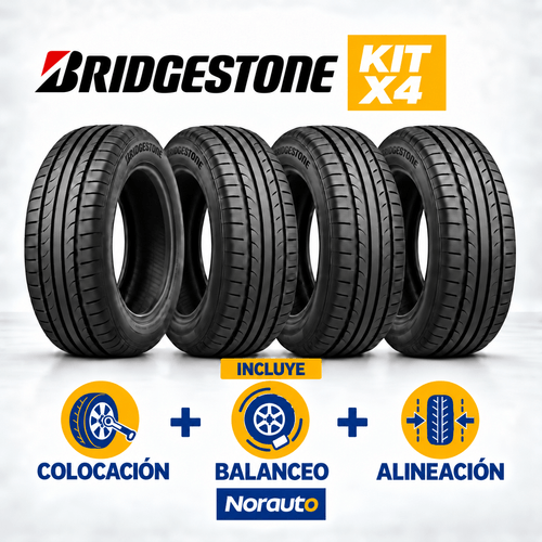 Kit de 4 Bridgestone 175/65 R14 82h Ecopia Ep150 con Alineacion y Balanceo