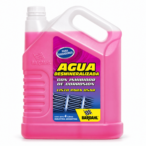 Agua con inhibidor de corrosión Bardahl  4 lts