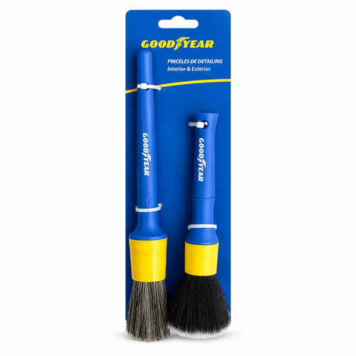 Kit de Brocha y Cepillo para Detailing Goodyear (2 Piezas)